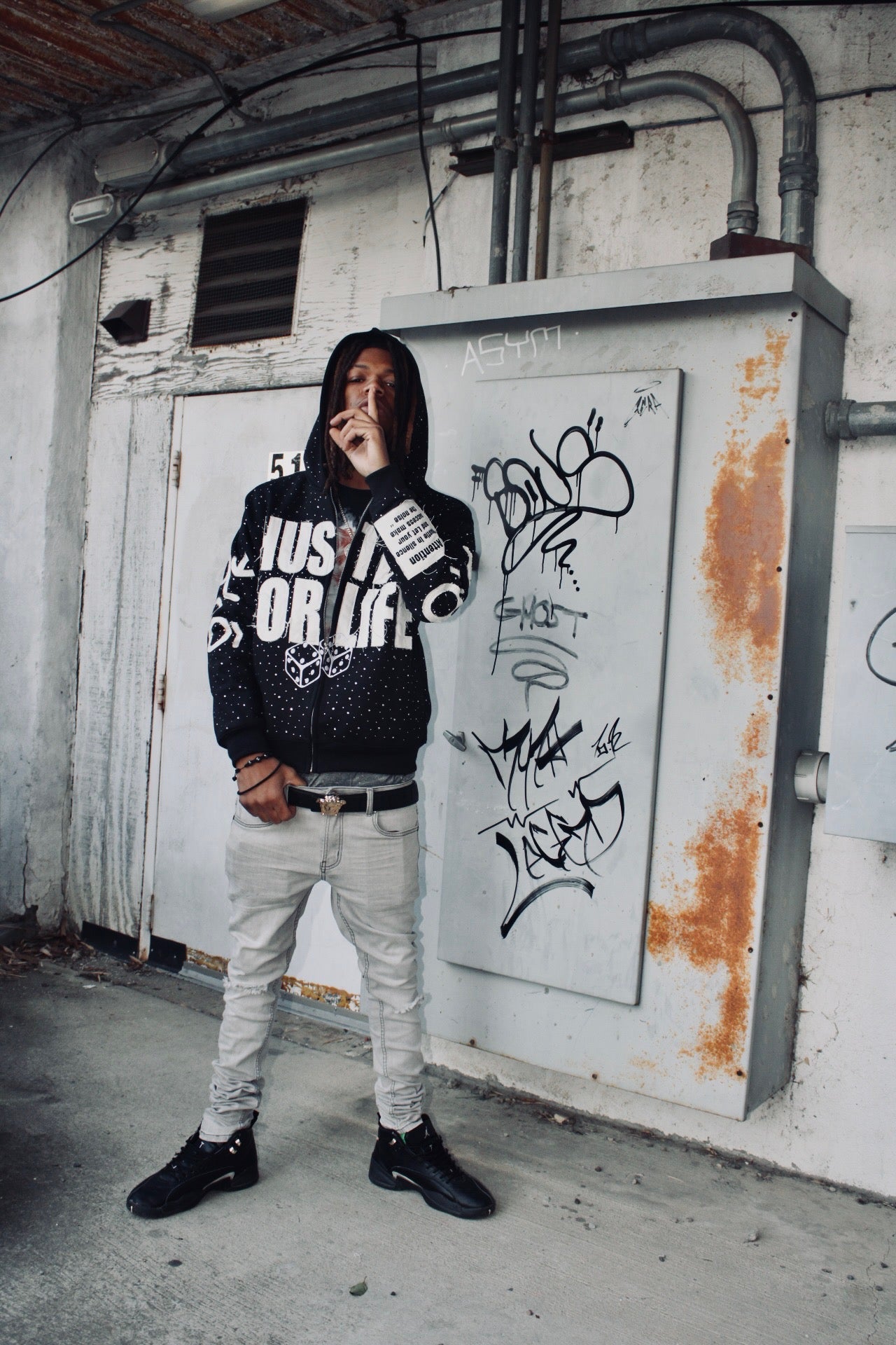 Chase Money Not People Zip Up