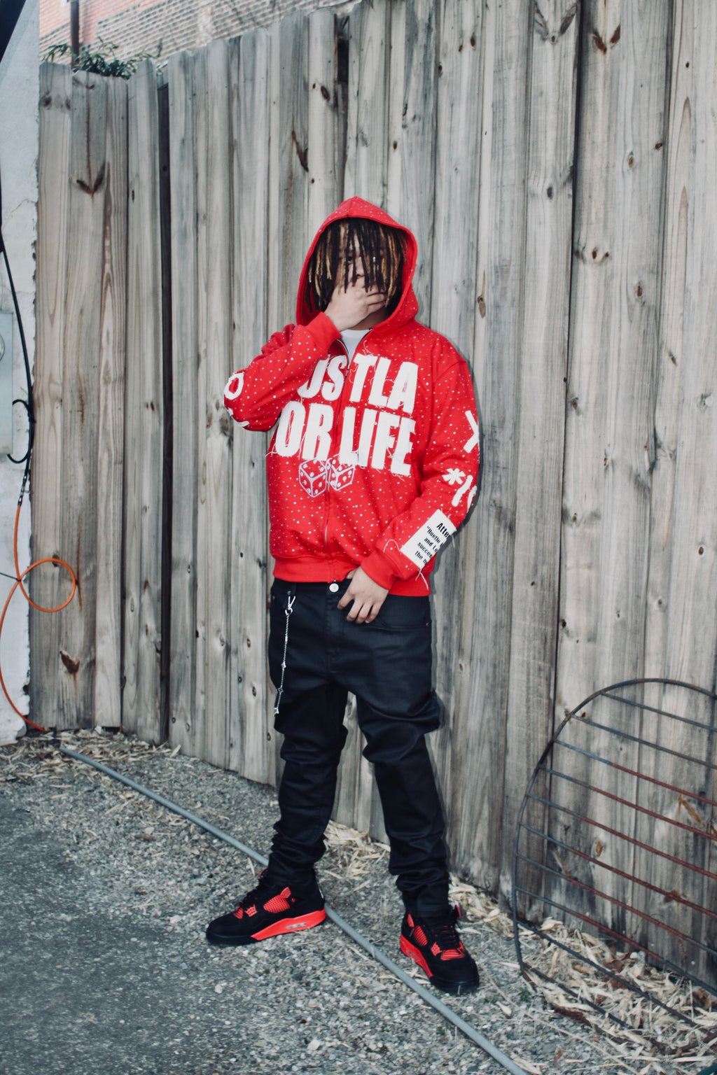 Chase Money Not People Red Zip Up