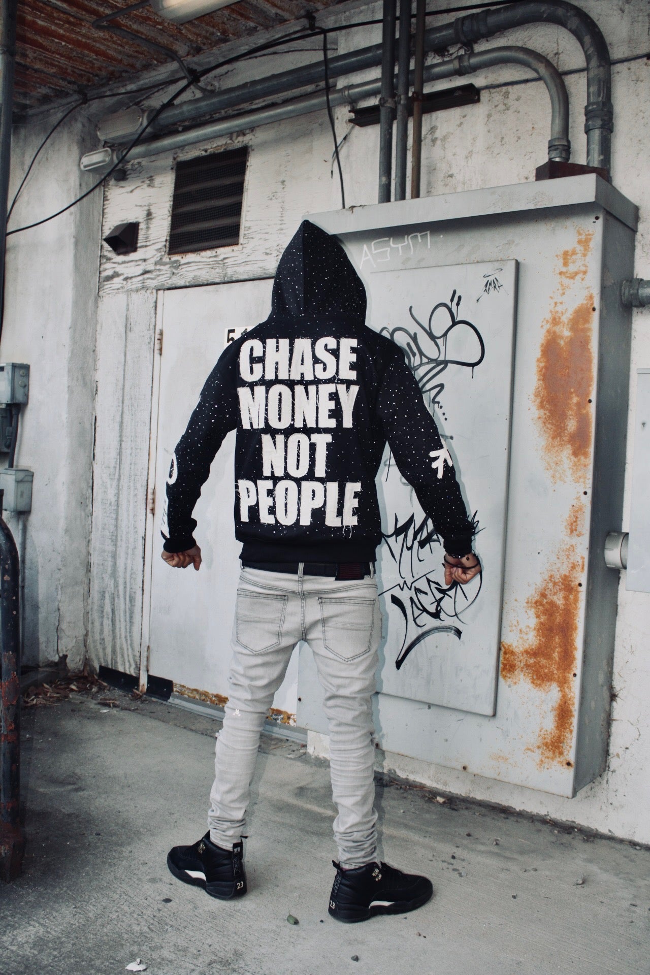 Chase Money Not People Zip Up