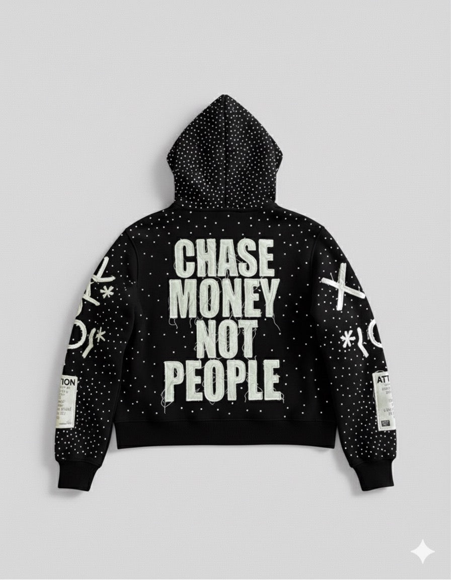Chase money not people zip up