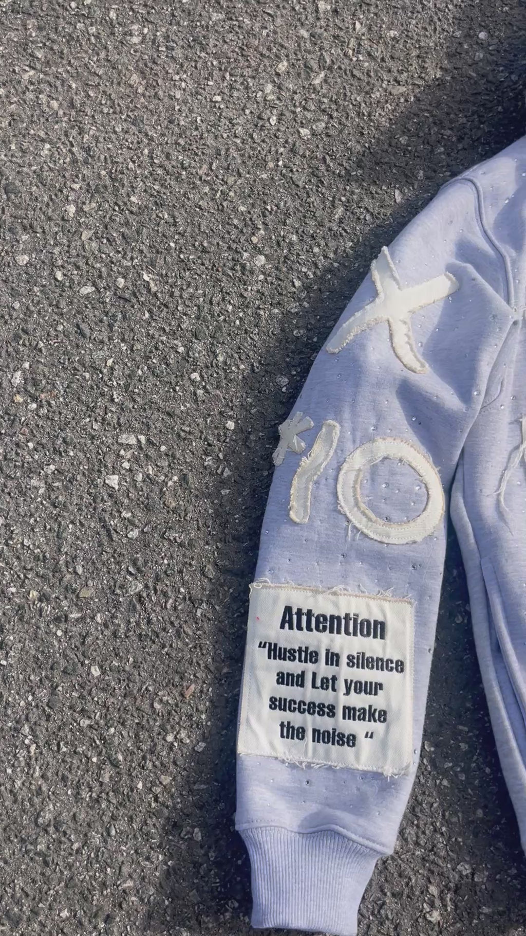 GRAY “CHASE MONEY NOT PEOPLE “ ZIP-UPS