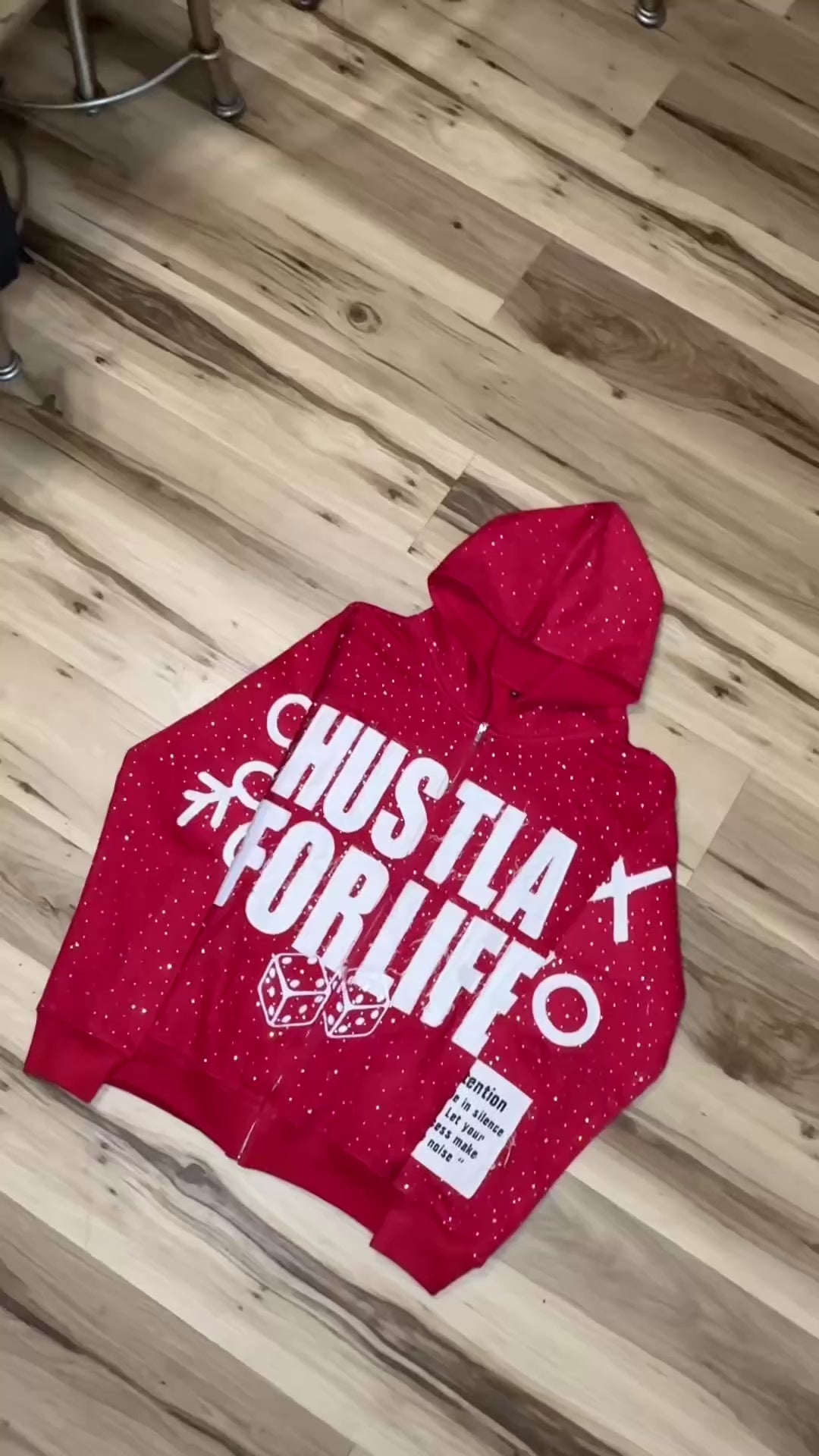 Chase Money Not People Red Zip Up